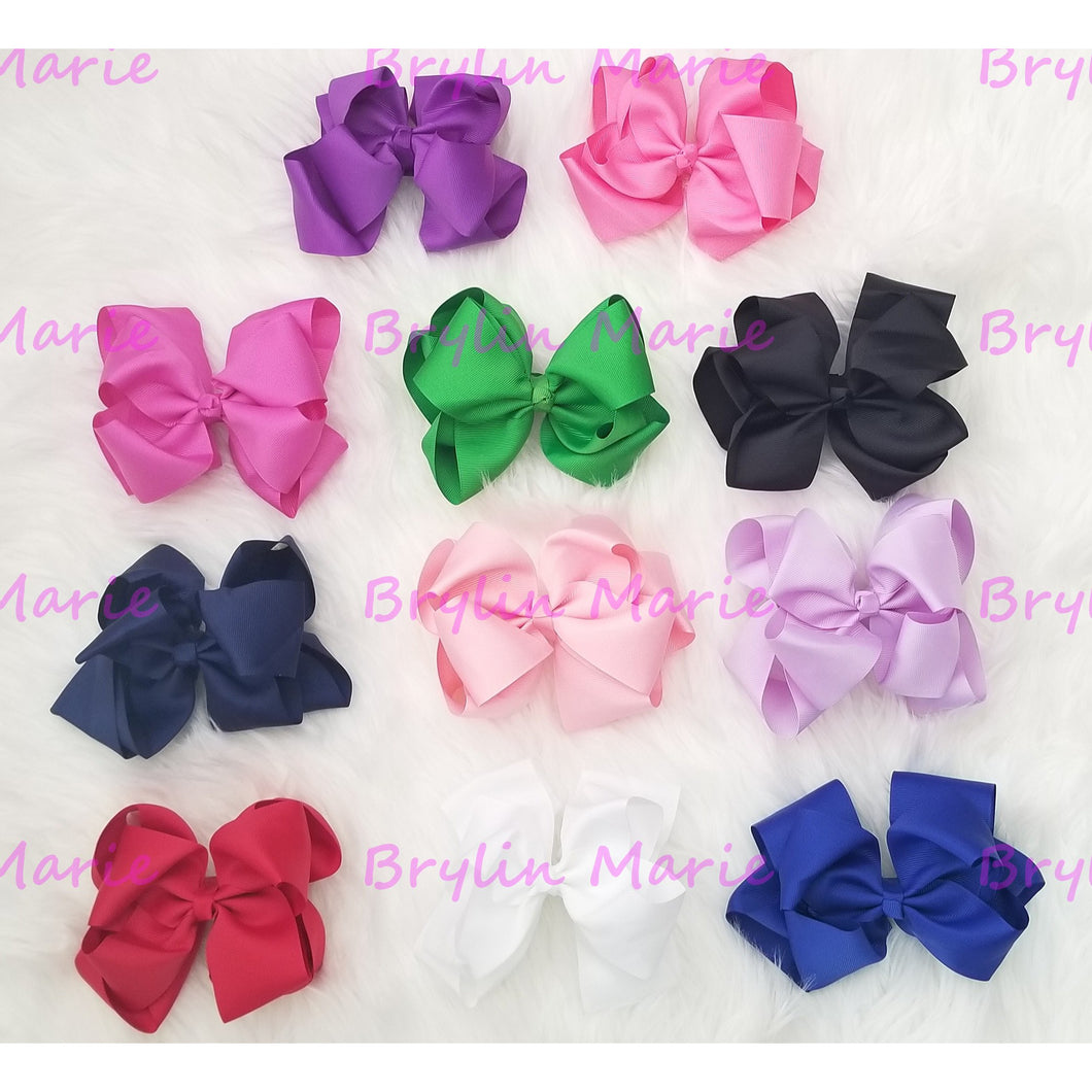 6 Inch Double Stacked Bows